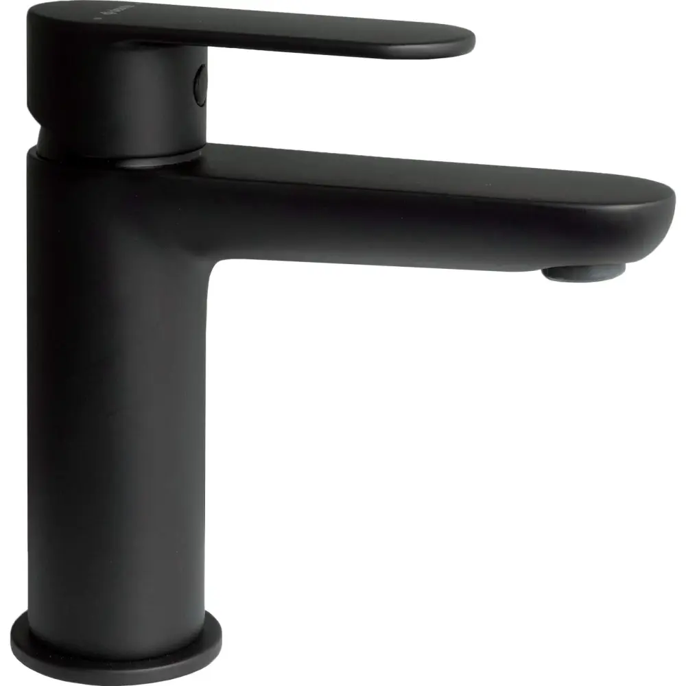 Set baterie cada si baterie lavoar Deante Alpinia cu accesorii baie Deante Round, negru [3]