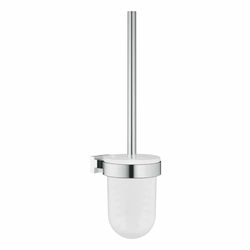 Set baterie cada si baterie lavoar Grohe Eurocube cu accesorii baie Grohe Essentials, crom lucios [5]