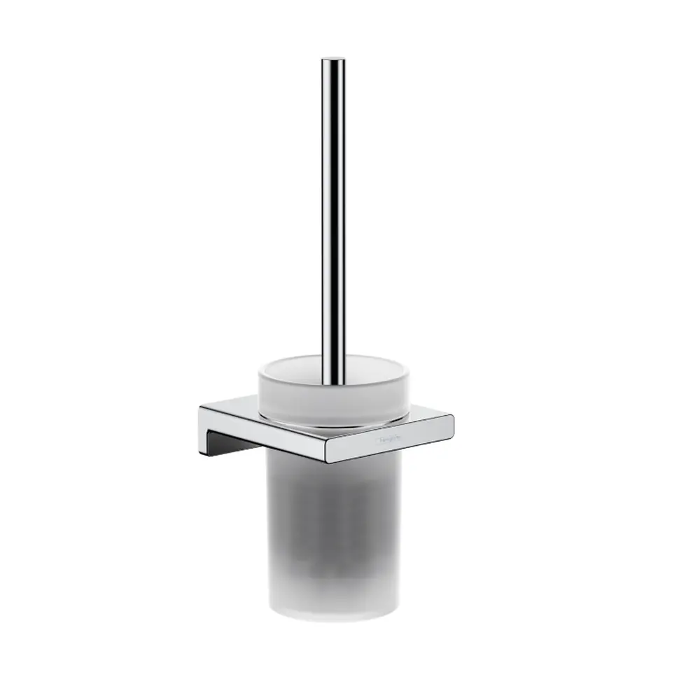 Set baterie cada si baterie lavoar Hansgrohe Metropol cu accesorii baie Hansgrohe AddStoris, crom lucios [5]