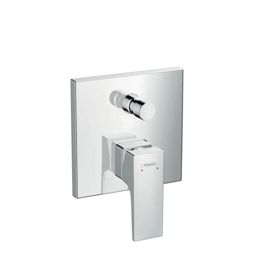 Set baterie cada si baterie lavoar Hansgrohe Metropol cu accesorii baie Hansgrohe AddStoris, crom lucios [2]
