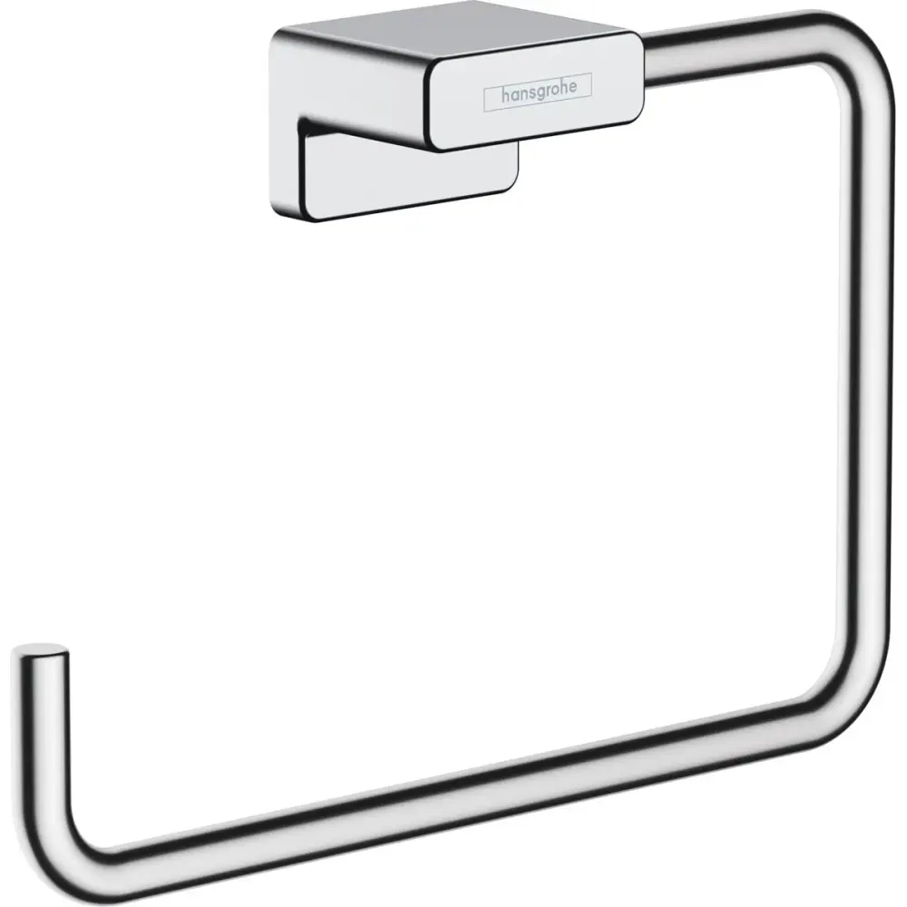 Set baterie cada si baterie lavoar Hansgrohe Metropol cu accesorii baie Hansgrohe AddStoris, crom lucios [8]
