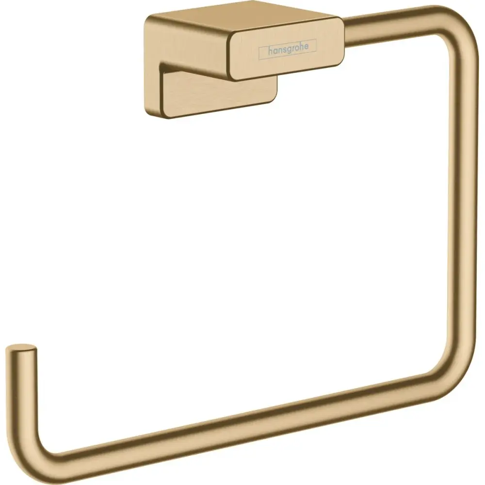 Set baterie lavoar Hansgrohe Talis si accesorii baie Hansgrohe AddStoris, bronz periat [8]