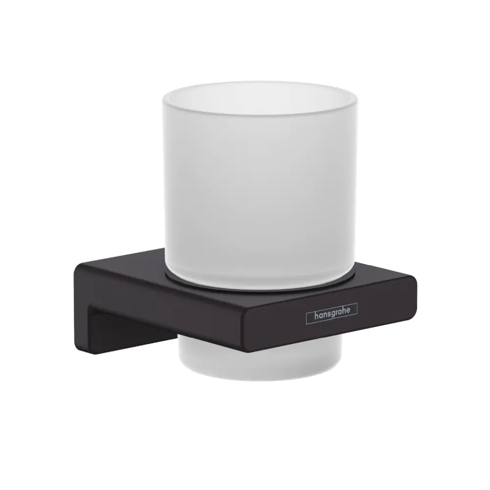 Set baterie lavoar Hansgrohe Vivenis si accesorii baie Hansgrohe AddStoris, negru [7]