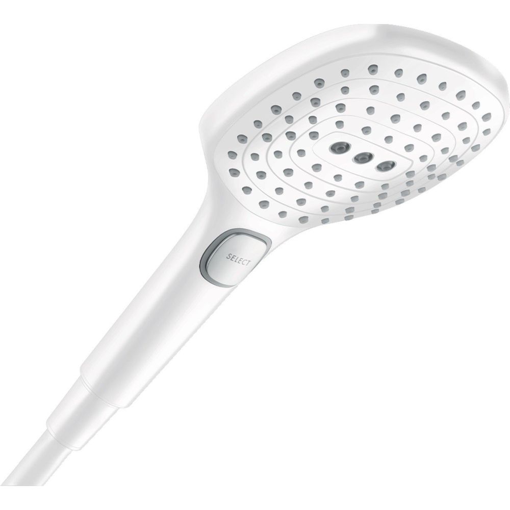 Set baterie lavoar, baterie cada si set de dus, alb mat, Hansgrohe Talis E [4]