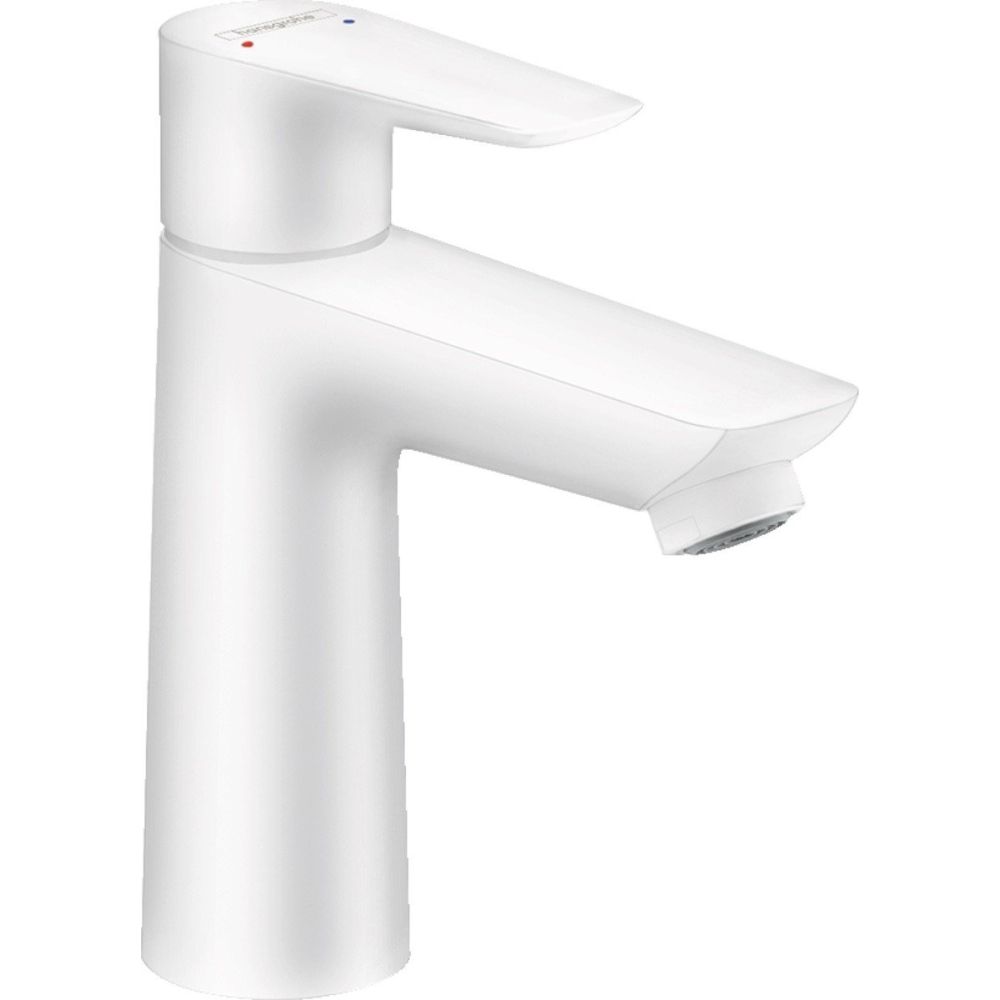 Set baterie lavoar, baterie cada si set de dus, alb mat, Hansgrohe Talis E [2]