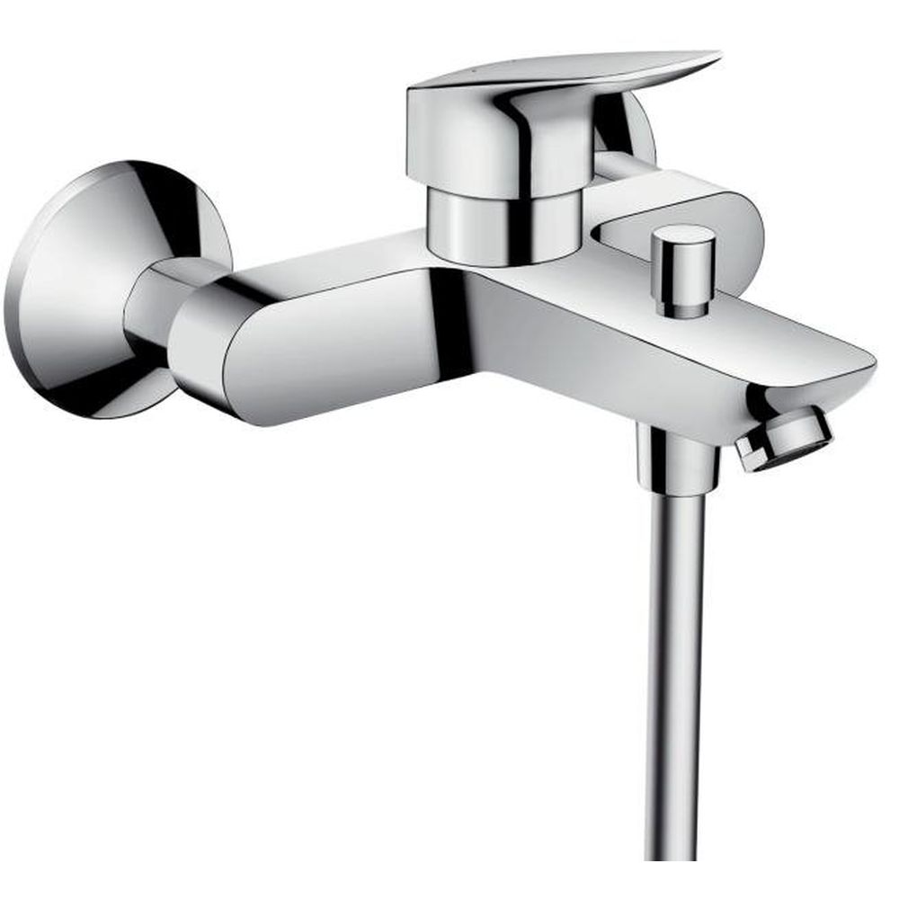 Set baterie lavoar, baterie cada si set de dus, crom, Hansgrohe Logis New [4]