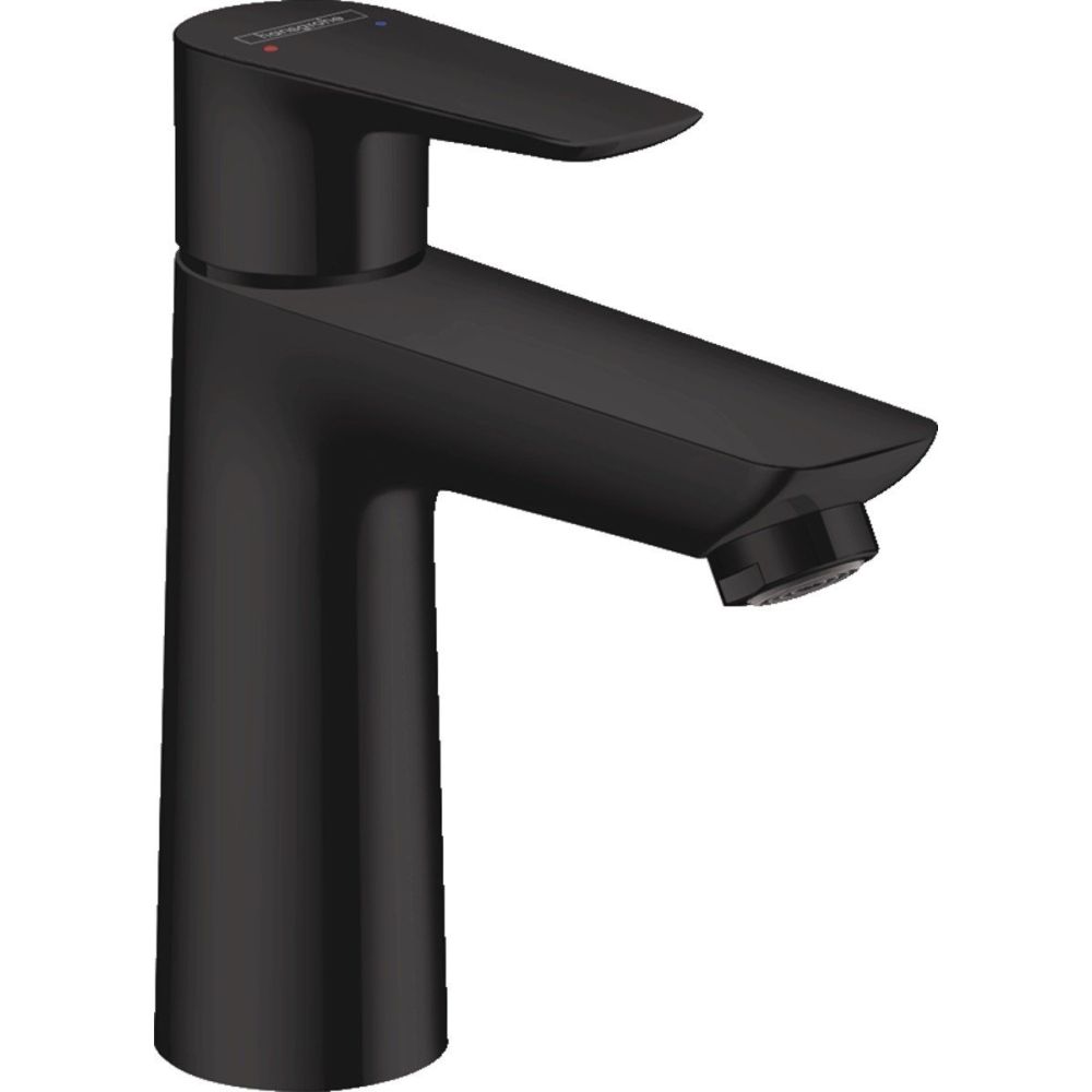 Set baterie lavoar, baterie cada si set de dus, negru mat, Hansgrohe Talis E [2]