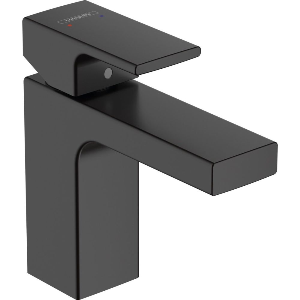 Set baterie lavoar, baterie cada si set de dus, negru mat, Hansgrohe Vernis Shape [2]
