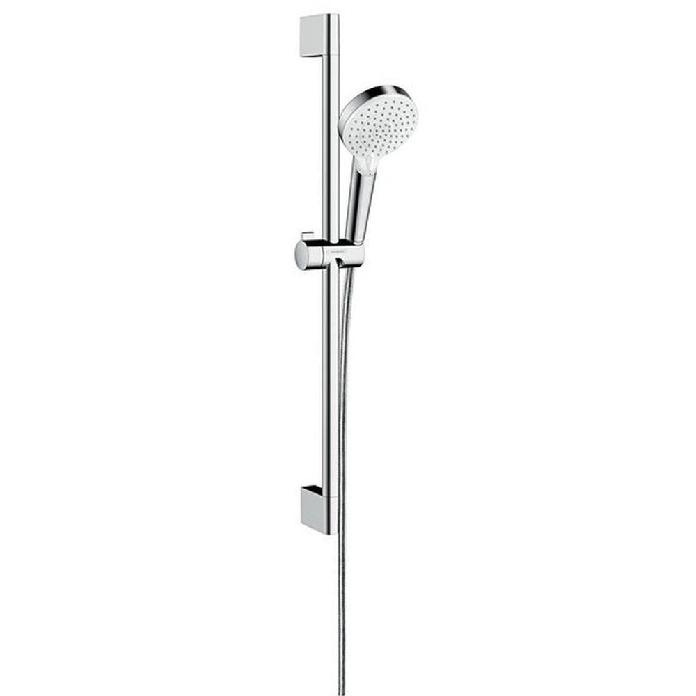 Set baterie lavoar, baterie dus termostatata si set dus, crom, Hansgrohe Ecostat Termostatic [4]