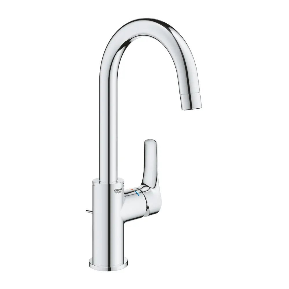 Set baterie lavoar Grohe Eurosmart New si accesorii baie Grohe Essentials, crom [2]