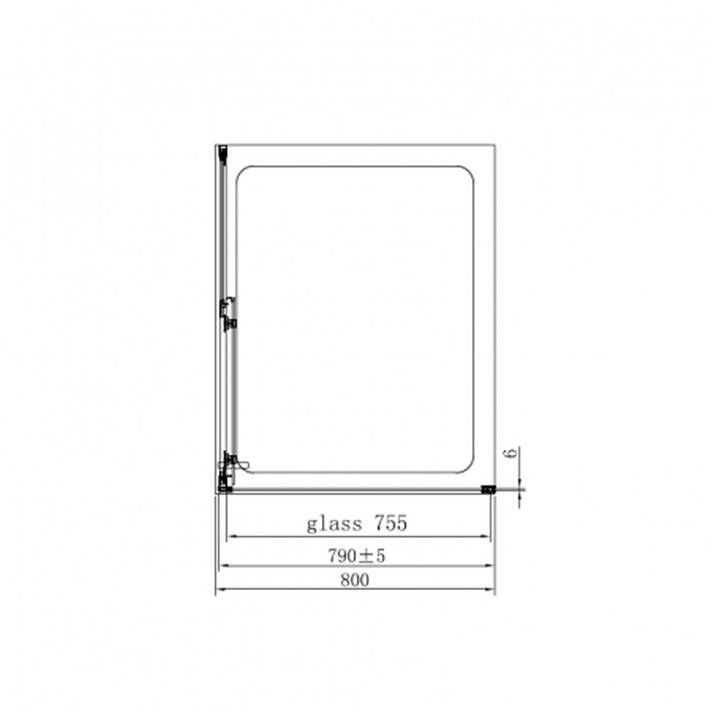 Set cabina dus neagra cu usa culisanta 100x80 cm plus coloana de dus cu baterie termostata [3]