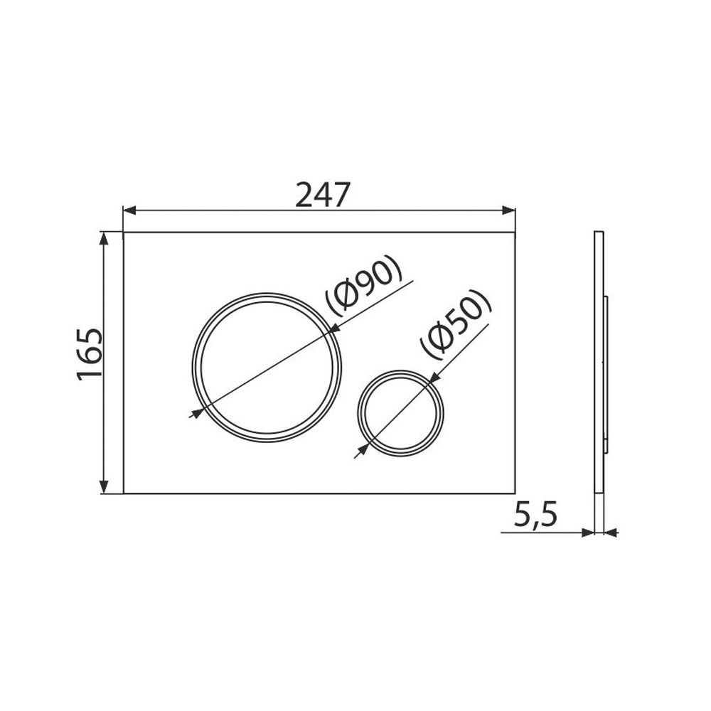 Set cada freestanding ovala, vas wc rimless cu capac soft close, rezervor incastrat si clapeta alb lucios [6]