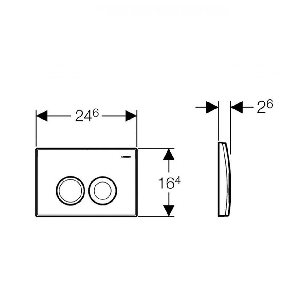 Set cada freestanding ovala, vas wc rimless cu capac soft close, rezervor incastrat si clapeta crom lucios [6]