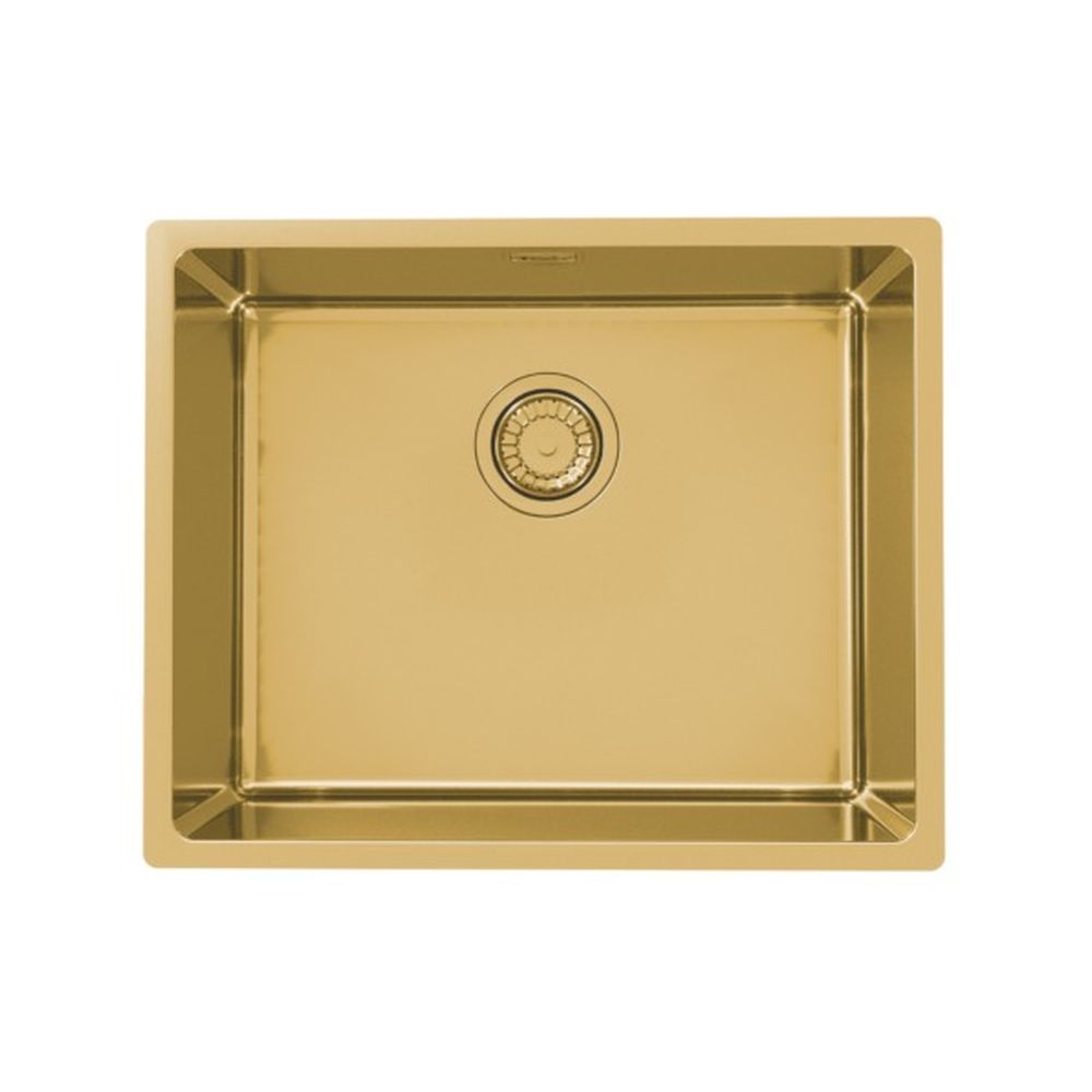 Set chiuveta bucatarie inox Kombino 50 si baterie bucatarie Fluid Monarch bronz [2]