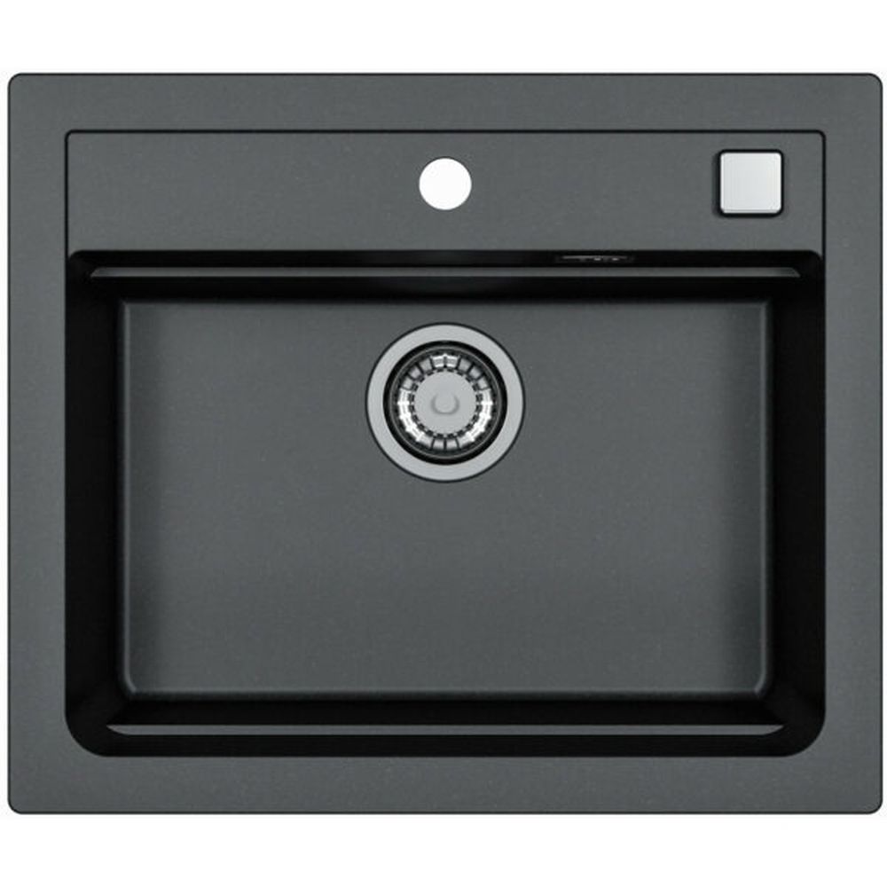 Set chiuveta bucatarie compozit Atrox 30 neagra, baterie bucatarie Kati neagra si accesorii [2]