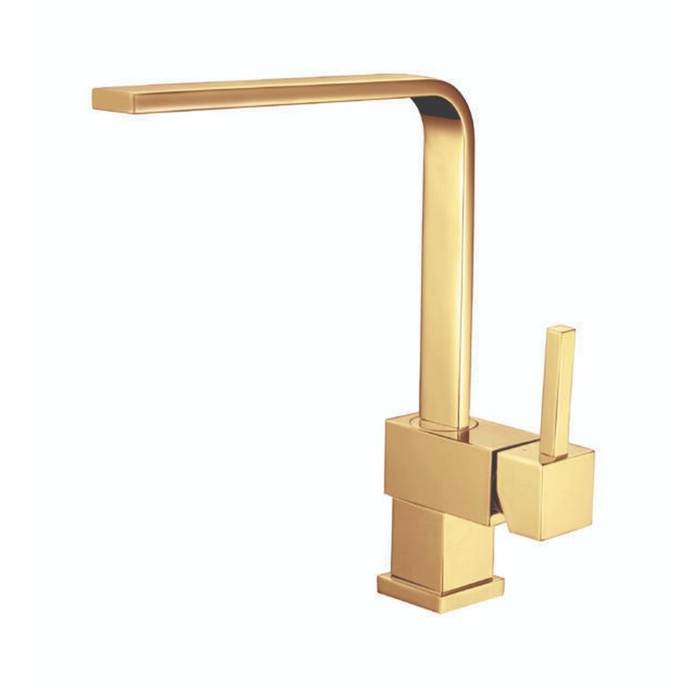 Set chiuveta bucatarie compozit Formic 20 alba si baterie bucatarie Laguna Monarch bronz [3]