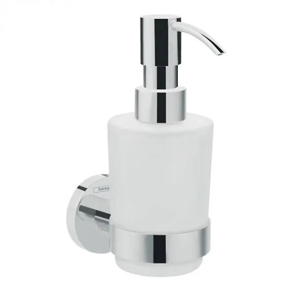 Set coloana dus si baterie lavoar Hansgrohe Vernis Blend si accesorii baie Hansgrohe Logis, crom [4]