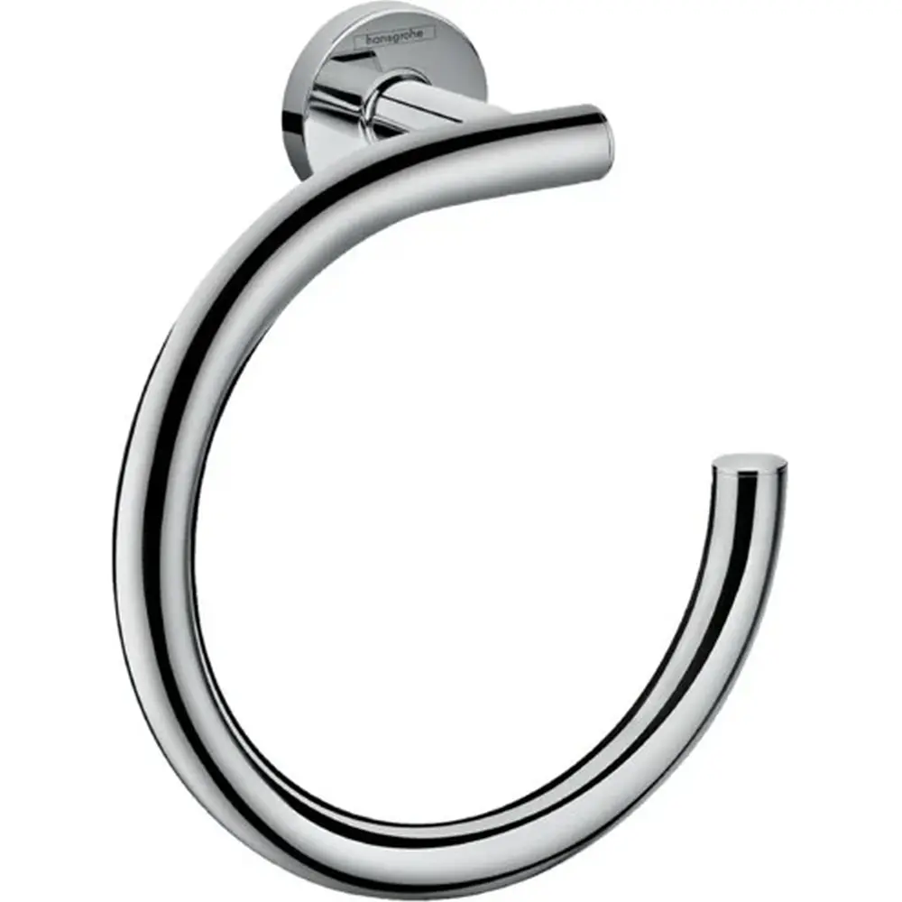 Set coloana dus si baterie lavoar Hansgrohe Vernis Blend si accesorii baie Hansgrohe Logis, crom [7]