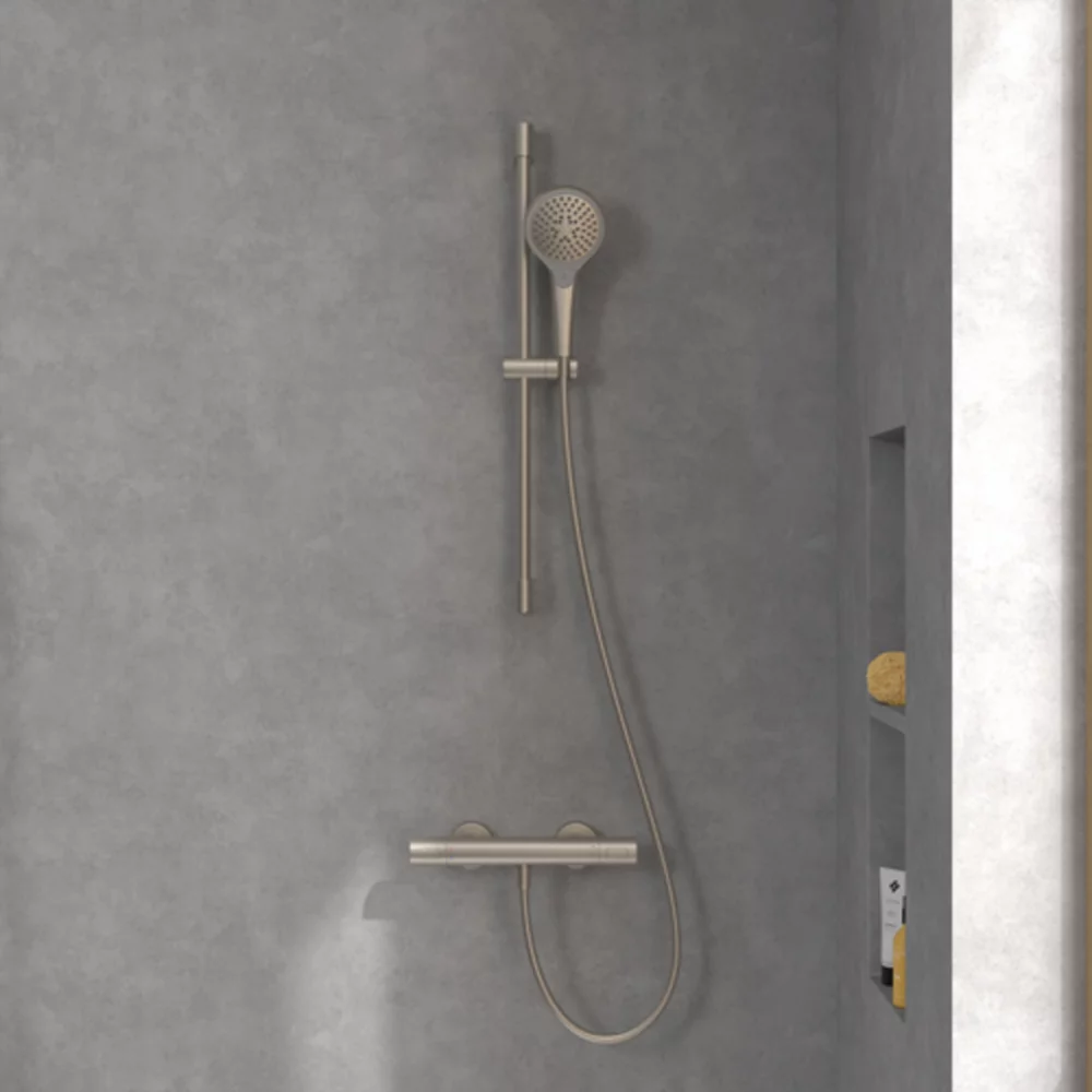 Set de dus cu bara, para dus si furtun, nichel periat, Villeroy&Boch Universal Showers [2]
