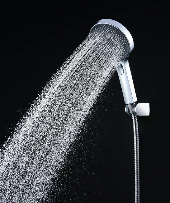 Set de dus cu termostat, 3 jeturi, crom lucios, Kielle Oudee [7]