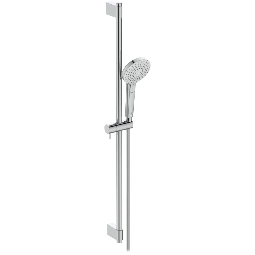 Set de dus Ideal Standard Idealrain Evo cu bara 90 cm, para dus 3 functii si furtun, crom lucios