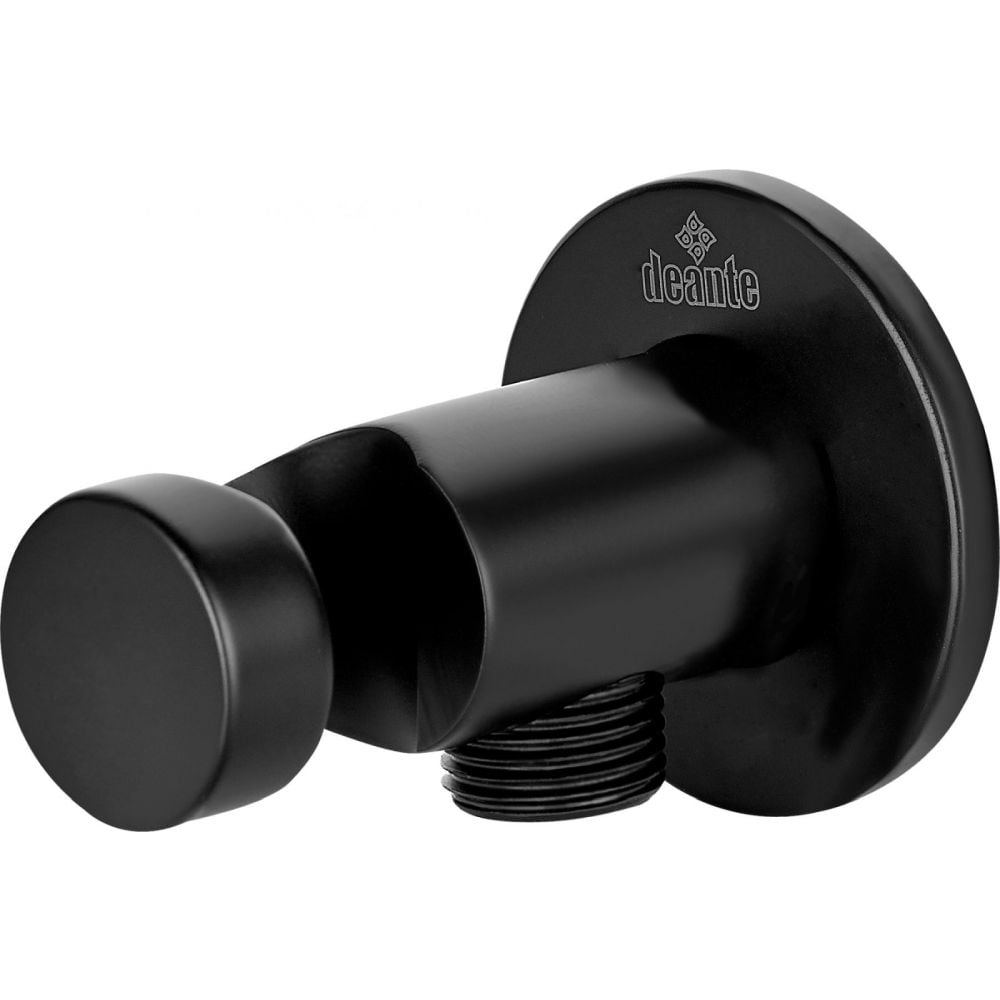 Set de dus incastrat neagru mat cu palarie patrata Deante, Hiacynt [6]