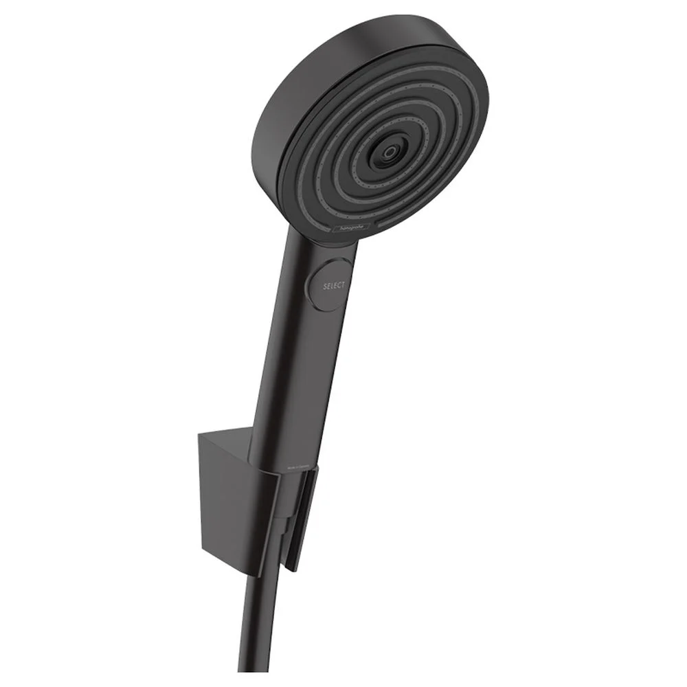 Set de dus incastrat, negru mat cu 2 consumatori, Vernis Blend Hansgrohe [4]