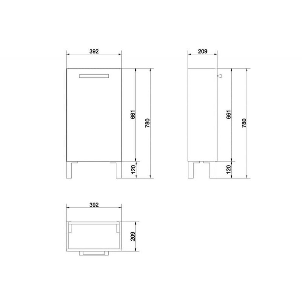 Set complet baie cu mobilier si vas de wc suspendat Cersanit [2]
