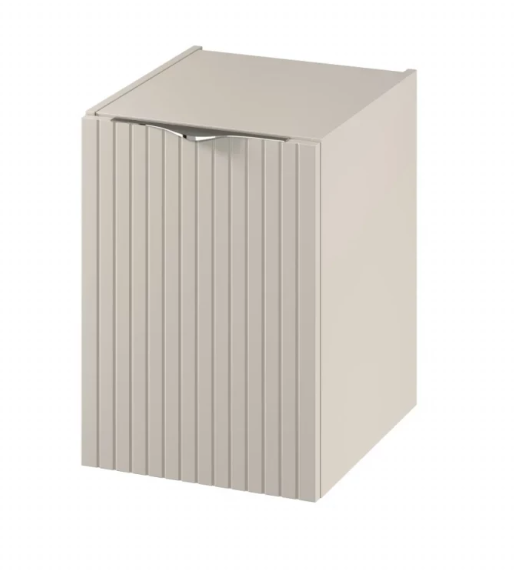 Set dulap baie suspendat 2 sertare si lavoar inclus 100 cm, dulap baie suspendat si dulap baie tip coloana, culoare casmir mat, MDF, Cersanit Tirso [5]