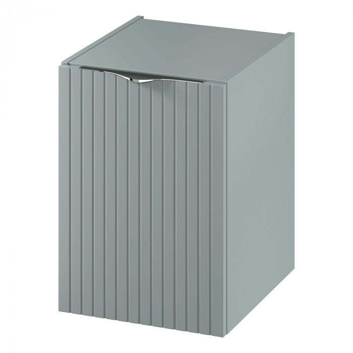 Set dulap baie suspendat 2 sertare cu blat inclus, dulap baie suspendat si dulap baie tip coloana, culoare fiord mat, MDF,Cersanit Tirso [4]