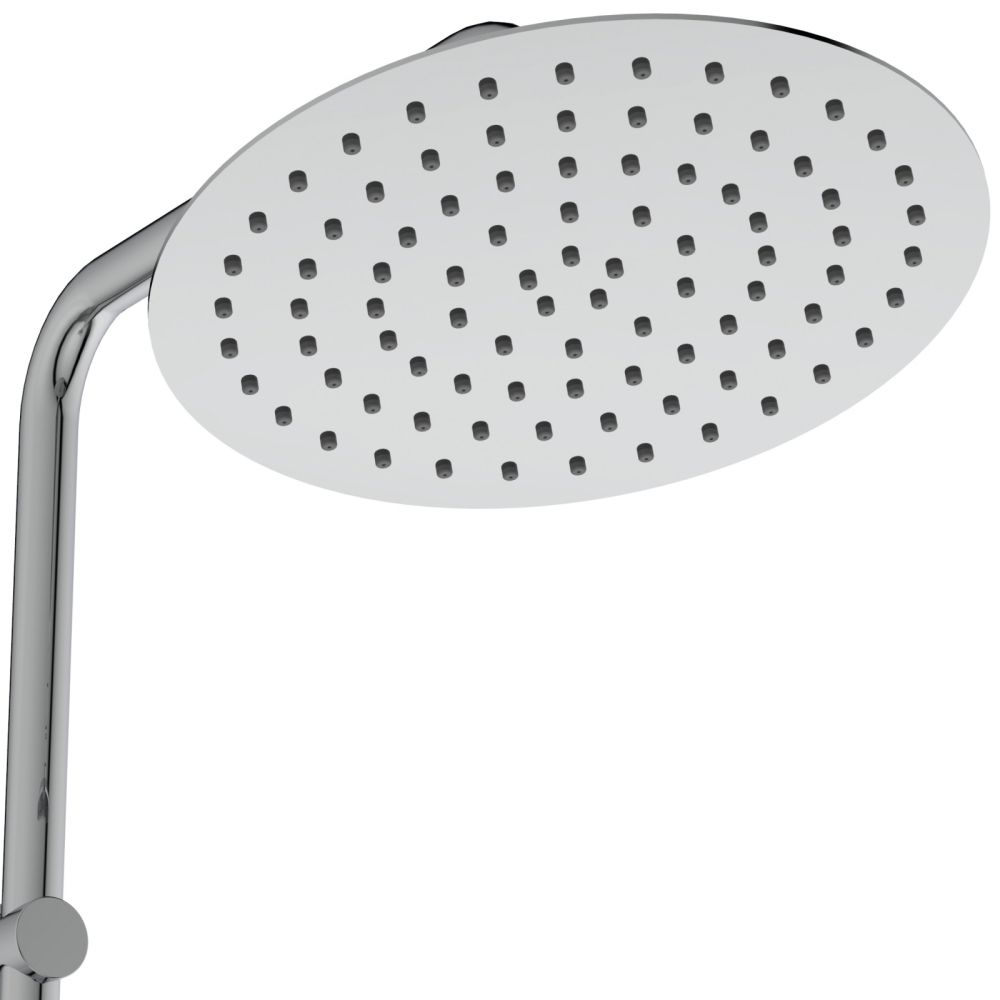 Coloana de dus cu baterie termostatata si etajera Ideal Ceratherm S200 II crom lucios [5]