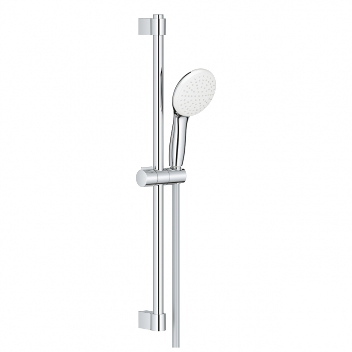 Set dus crom cu bara, para dus si furtun, Grohe New Tempesta 110