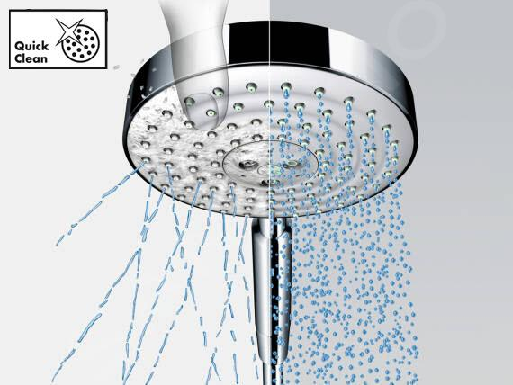 Set dus cu bara 95 cm si baterie dus inclusa crom Hansgrohe, Crometta [2]
