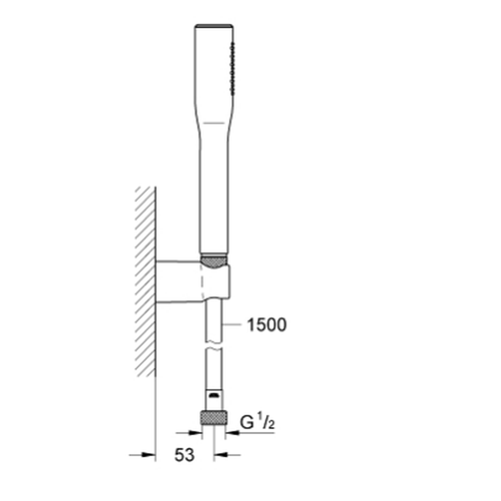 Set dus crom cu para dus si furtun Grohe Euphoria Cosmopolitan [3]