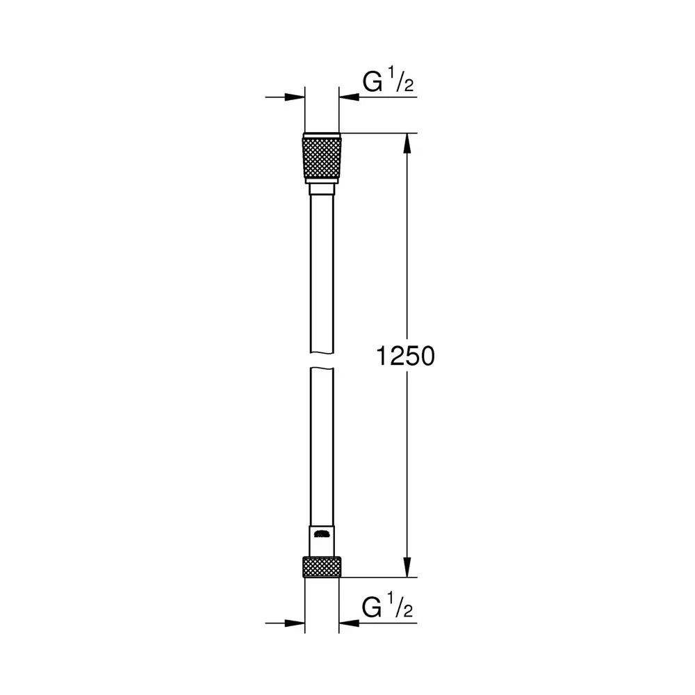 Set dus igienic incastrat culoare crom Grohe Trigger Spray [9]