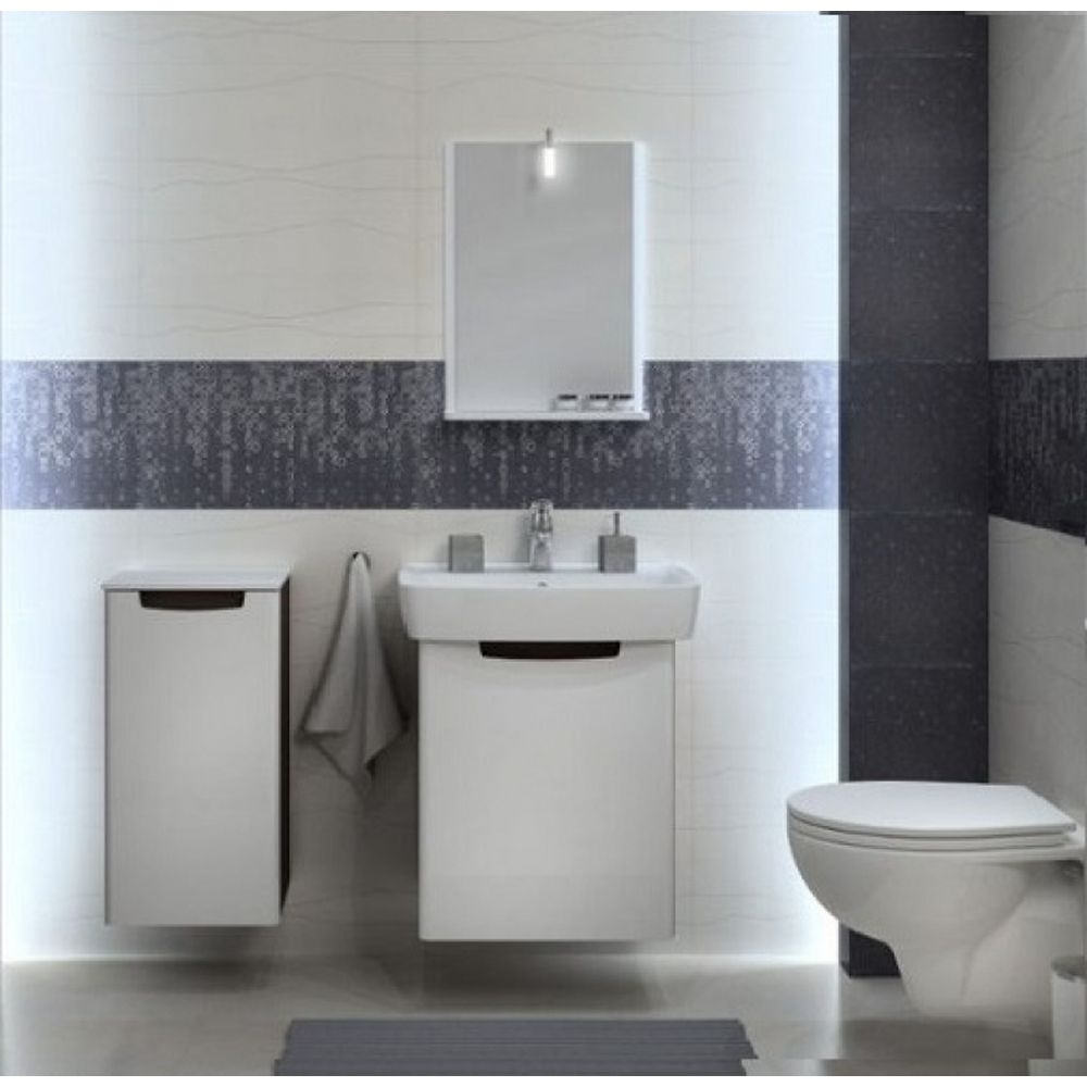 Set mobilier baie cu lavoar inclus alb, 40 cm, Kolo Geberit Group, Rekord [3]