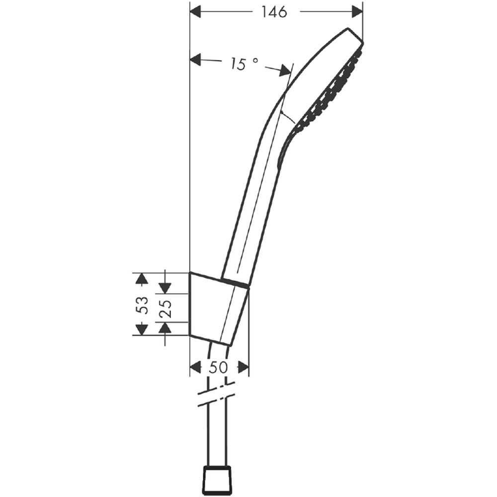 Set para si suport dus Hansgrohe, Croma Select E Vario [2]