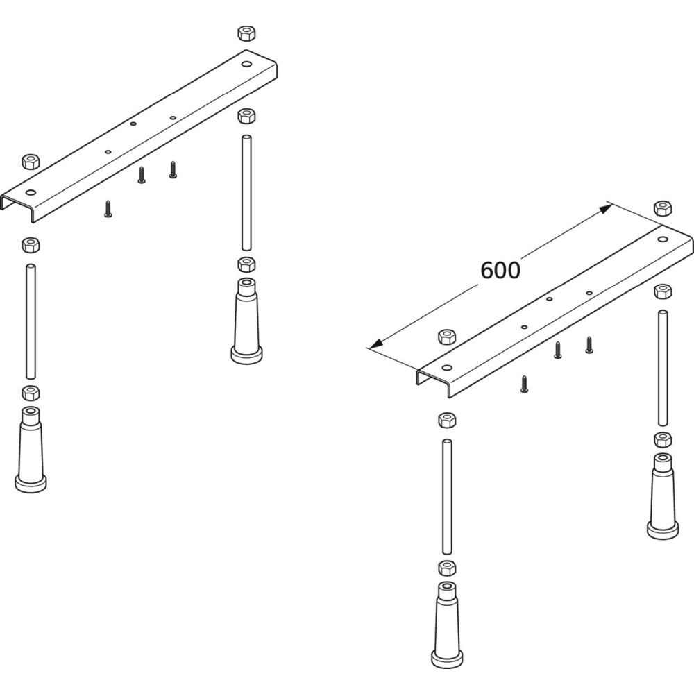 Set universal pentru fixare cada Ideal Standard Simplicity [3]
