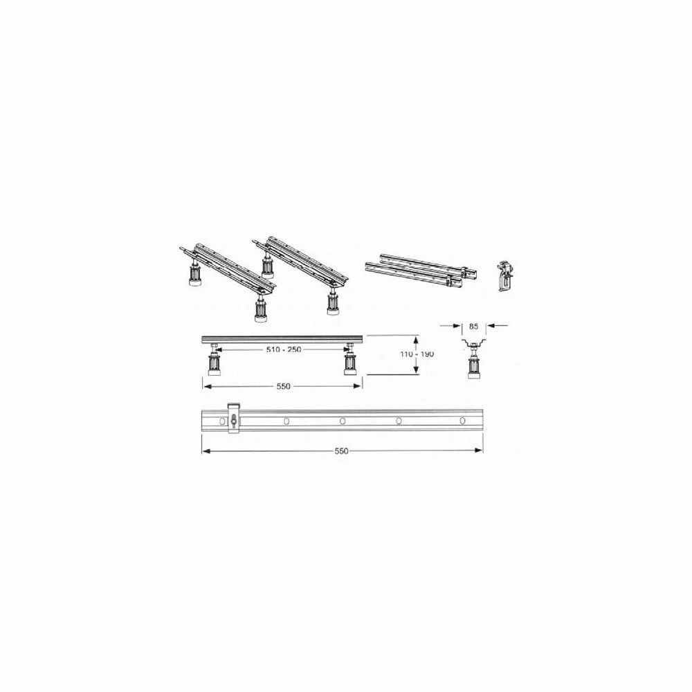 Set universal pentru fixare cada Ideal Standard Tonic II [2]