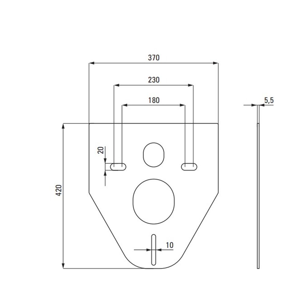 Set vas wc cu capac soft close, rezervor incastrat, clapeta de actionare titan si izolare fonica Deante Silia [6]