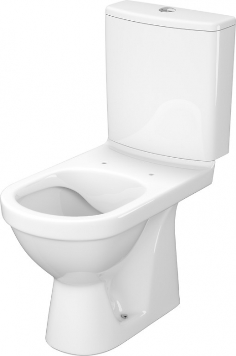 Set vas WC cu rezervor si capac duroplast soft close, cu alimentare inferioara si evacuare veritcala, ZIP SimpleOn Cersanit [2]