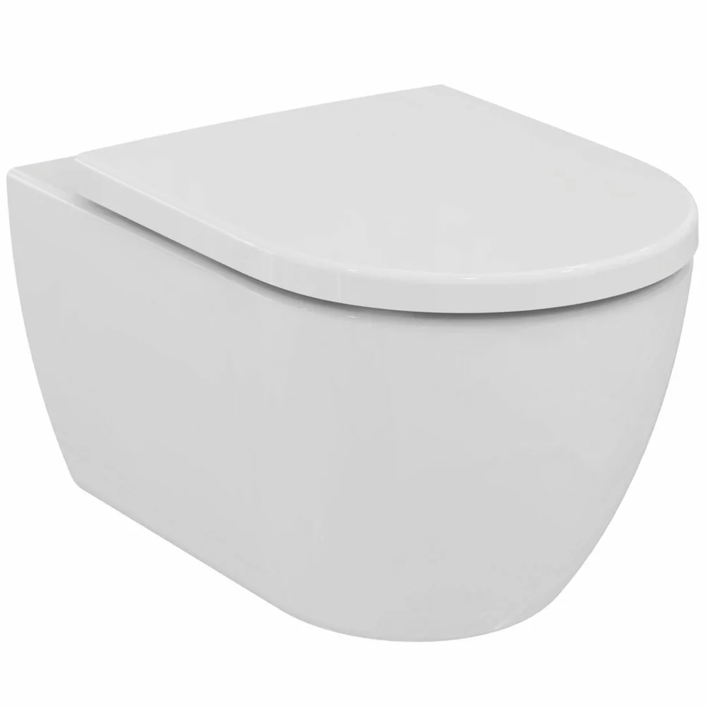 Set vas wc suspendat, cu capac softclose, alb, Ideal Standard  Ellisse Rimless [5]