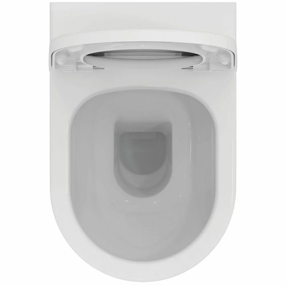 Set vas wc suspendat, cu capac softclose, alb, Ideal Standard  Ellisse Rimless [7]