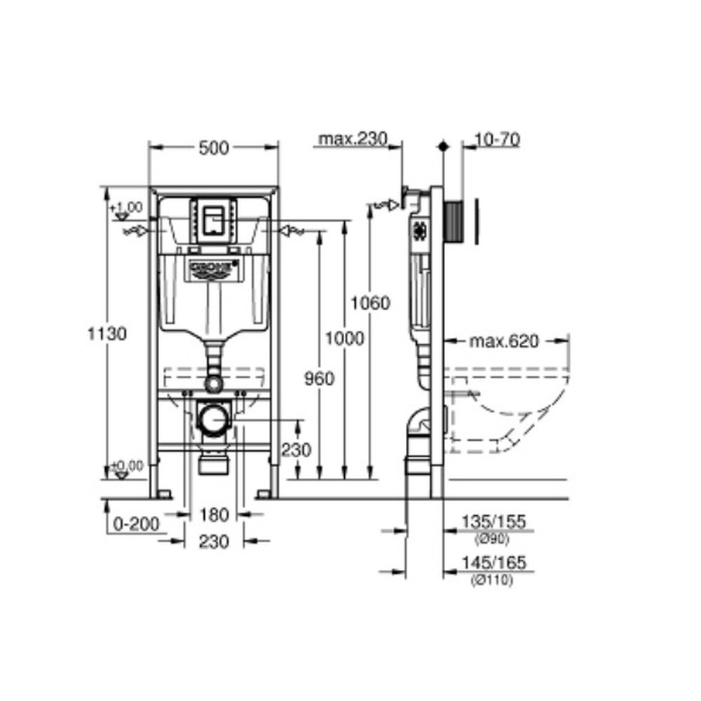 Set vas wc rimless cu capac soft close, lavoar baie verde turcoaz rotund si rezervor wc cu clapeta negru mat [2]