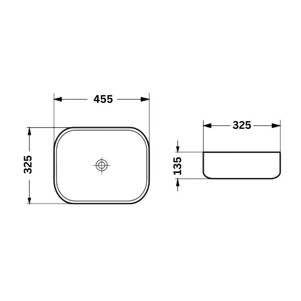 Set vas wc rimless cu capac soft close Paris plus lavoar baie dreptunghiular margini rotunde negru mat [3]
