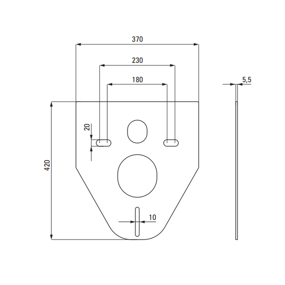 Set vas wc rimless cu capac soft close, rezervor incastrat, clapeta de actionare titan si izolare fonica Deante Hiacynt New [5]