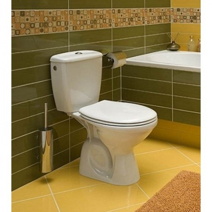 Set vas wc stativ, alb lucios, capac soft close si rezervor inclus, Kolo Idol [2]