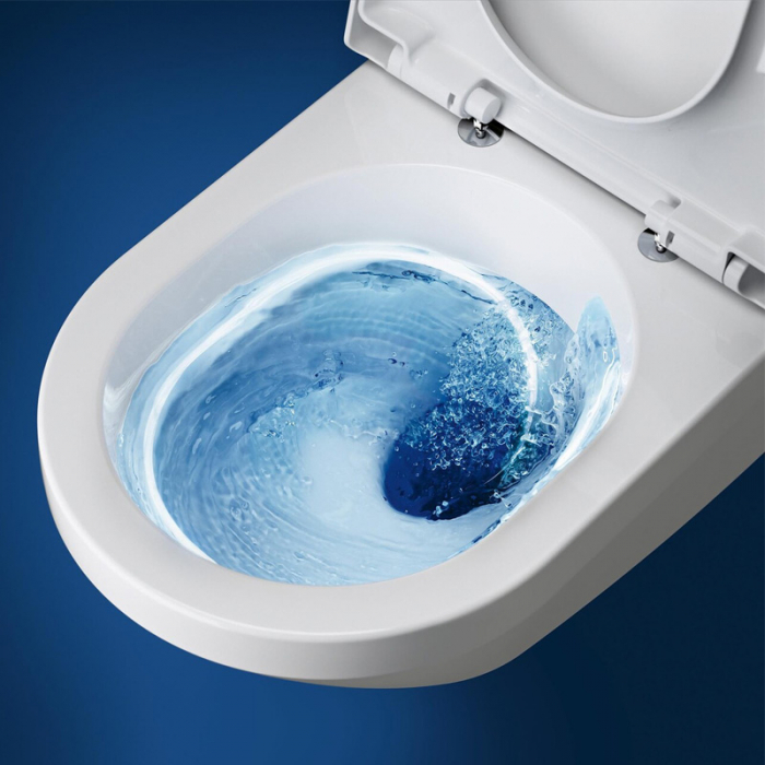 Set vas WC suspendat alb alpin cu capac soft close si quick release, Villeroy & Boch Architectura [3]
