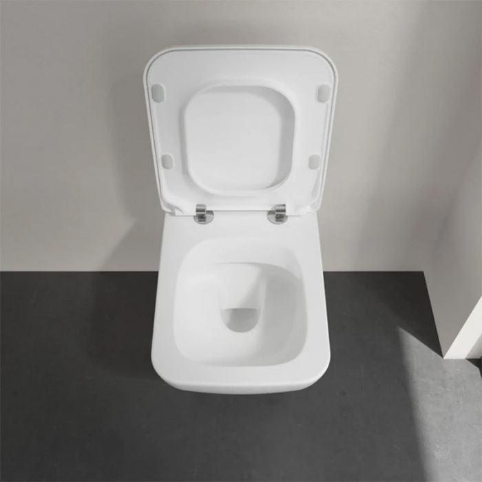 Set vas wc suspendat cu capac soft close si quick release, alb alpin, Villeroy & Boch Collaro [4]