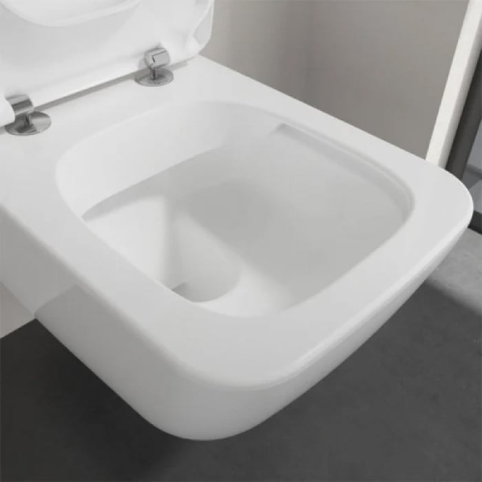 Set vas wc suspendat cu capac soft close si quick release, alb alpin, Villeroy & Boch Collaro [5]
